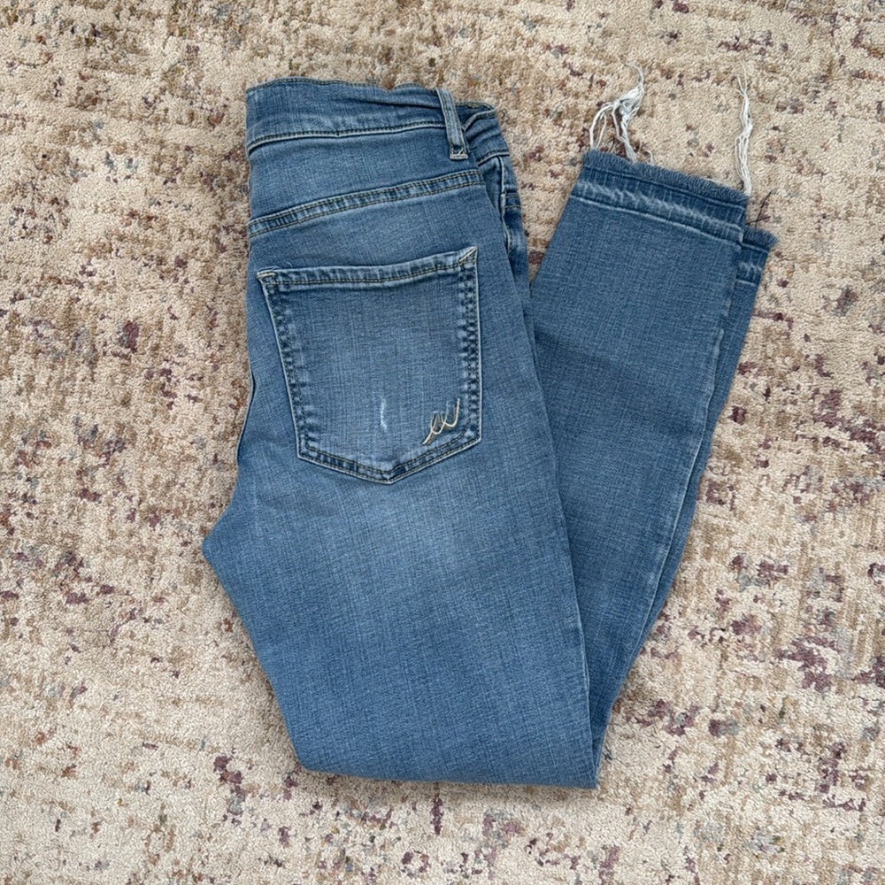 Express Jeans Cropped Legging High Rise Skinny